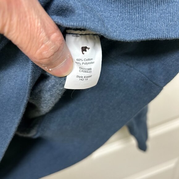 J. Crew Authentic Fleece Hoodie Sweatshirt L - Mint! - Picture 4 of 5